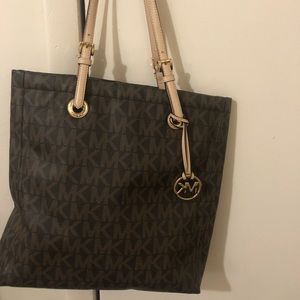 Michael Kors medium leather tote.